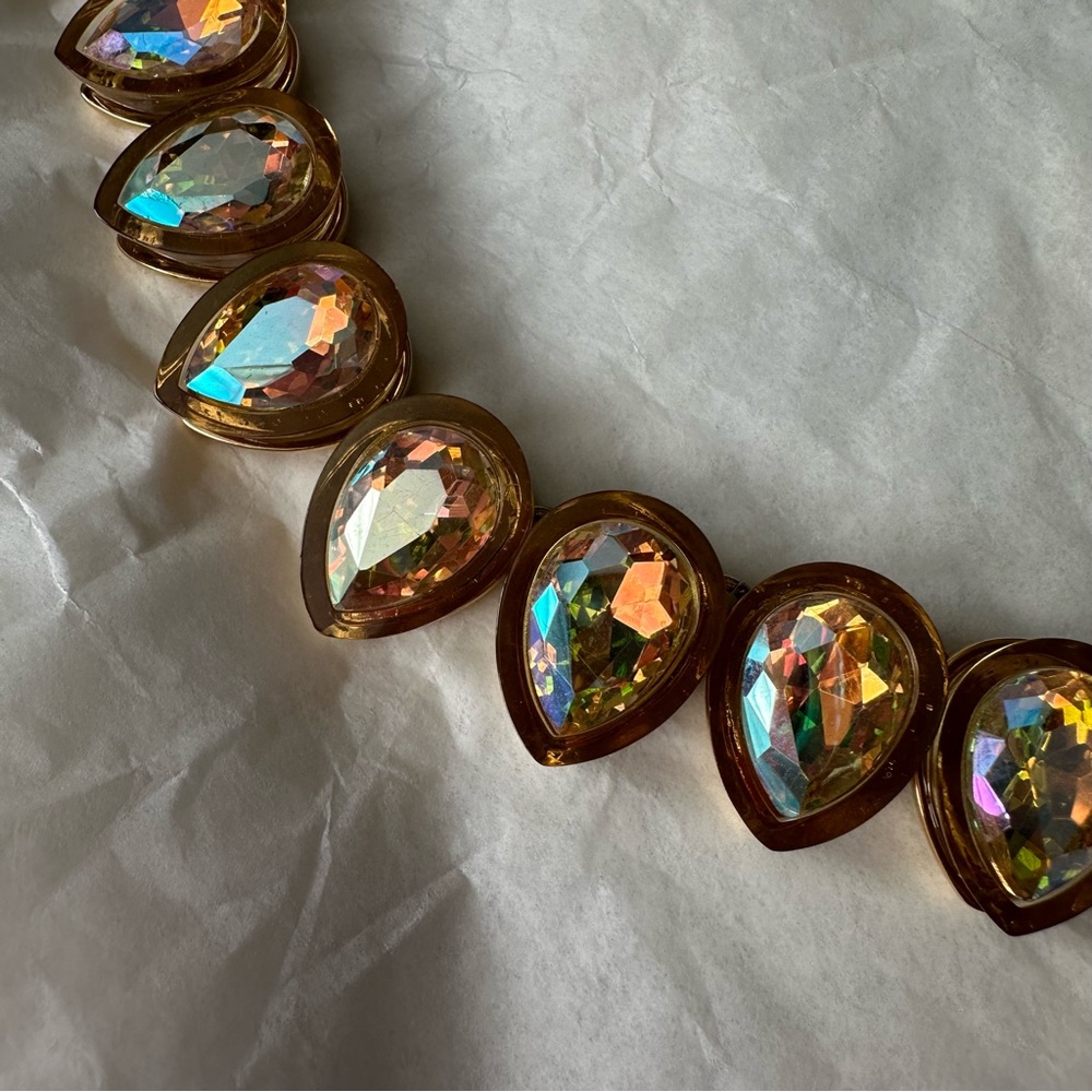 J. Crew Teardrop Crystal Necklace - Picture 8 of 14